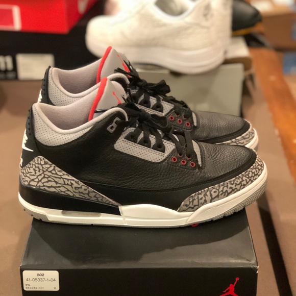 ❗️SOLD❗️Black cement retro 3 - Picture 5 of 7